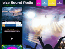 Tablet Screenshot of ibizasoundradio.com